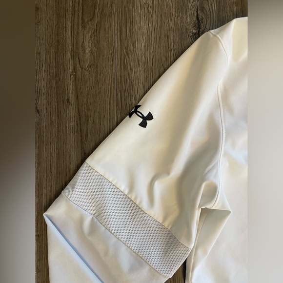 Under Armour Squad Woven / Storm Squad Warm-Up Jacket Small White Gray Black - Picture 2 of 6